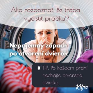 🧺Prádlo vám už nevonia tak, ako predtým? Problém nemusí byť vo vôni… ale v práčke. 🔎Ako rozpoznať, že práčku treba...