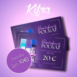 🎁 Novinka na Kifra.sk! Darovať radosť ešte nikdy nebolo také jednoduché – ani také výhodné. Pripravili sme si pre vás...