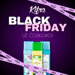 Niečo voňavé sa chystá… ✨ Black Friday v Kifra.sk bude tento rok o vôňach, ktoré milujete — a o ponukách, ktoré vám...
