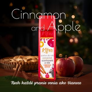 Nalaďte sa na vôňu Vianoc s našou novinkou - parfumom do prania Kifra Cinnamon and Apple! ✨🍎 Hrejivá kombinácia škorice,...