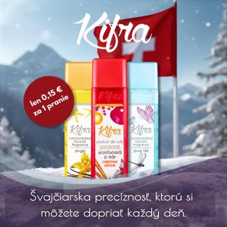 Švajčiarska precíznosť, ktorú si môžete dopriať každý deň. 😍 To je Kifra 💜– parfumy na pranie vytvorené s dôrazom na...