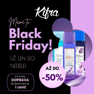🖤 Black Friday je stále v plnom prúde, ale zásoby sa rýchlo míňajú! Najobľúbenejšie vône Kifra teraz nakúpite so zľavami...