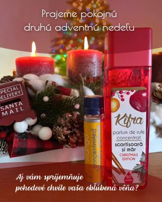 🎄Prajeme pokojnú druhú adventnú nedeľu 🎄 Doprajte si oddych s vôňou, ktorá vám vytvorí tú správnu sviatočnú pohodu. ❤️...