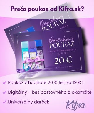 🎄 Darček na poslednú chvíľu, s ktorým ešte aj ušetríte🎄 Neviete, čím ešte potešiť pod stromček? Darčekový poukaz Kifra je...